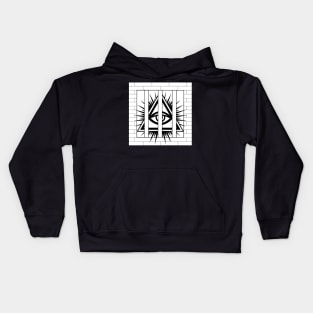 Eye Conz (b&w) Kids Hoodie